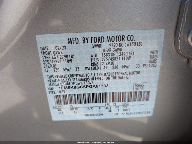 2023 FORD EXPLORER ST 9