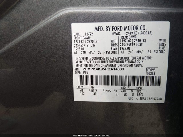 2023 FORD EDGE TITANIUM 9
