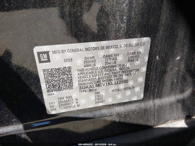 2019 GMC TERRAIN SLE 9