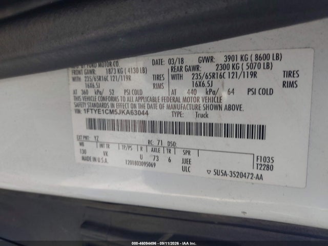 2018 FORD TRANSIT-150 9