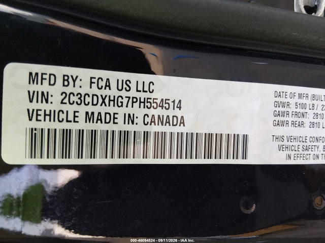 2023 DODGE CHARGER GT 9