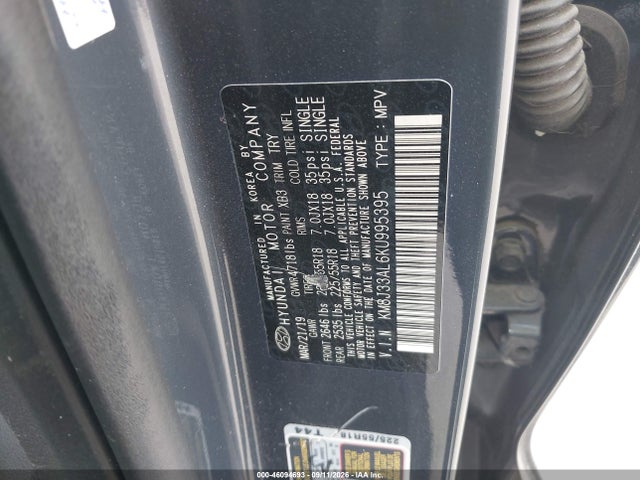 2019 HYUNDAI TUCSON SEL 9