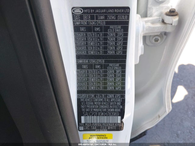 2019 LAND ROVER DISCOVERY SPORT SE 9