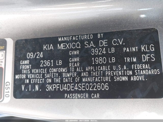 2025 KIA K4 EX 9