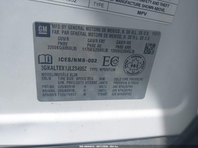 2018 GMC TERRAIN SLE 9