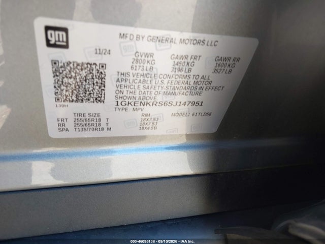 2025 GMC ACADIA FWD ELEVATION 9