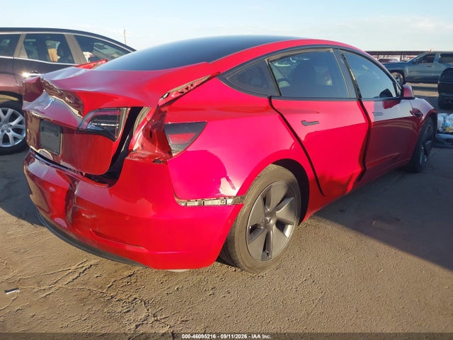 2021 TESLA MODEL 3 STANDARD RANGE PLUS REAR-WHEEL DRIVE 4
