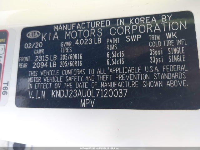 2020 KIA SOUL LX 9