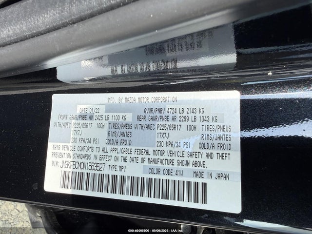 2022 MAZDA CX-5 2.5 S PREFERRED 9