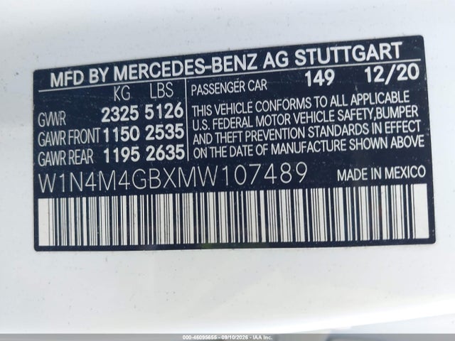 2021 MERCEDES-BENZ GLB 250 9