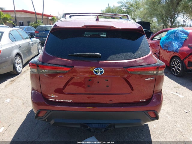 2022 TOYOTA HIGHLANDER HYBRID XLE 15