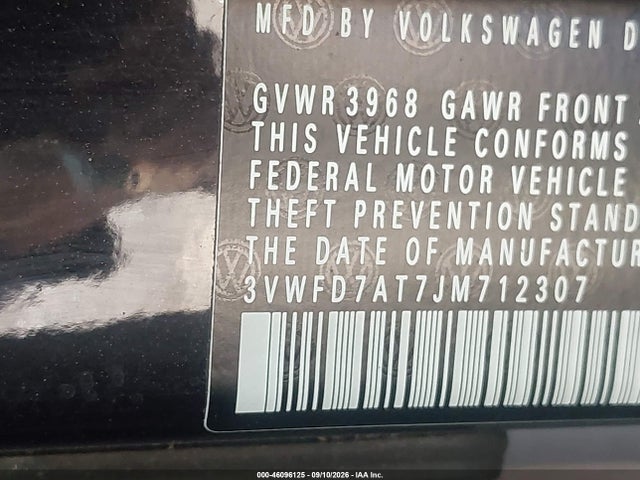 2018 VOLKSWAGEN BEETLE 2.0T COAST/2.0T S 9