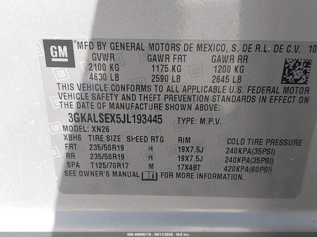 2018 GMC TERRAIN DENALI 9