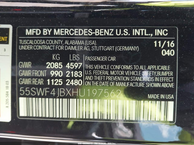 2017 MERCEDES-BENZ C 300 9