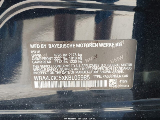 2019 BMW 430I GRAN COUPE XDRIVE 9