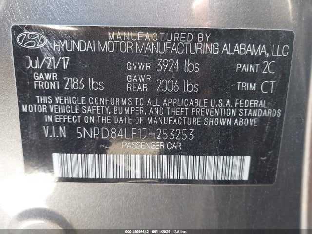 2018 HYUNDAI ELANTRA VALUE EDITION 9