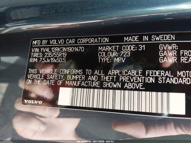 2022 VOLVO XC60 B5 MOMENTUM 9