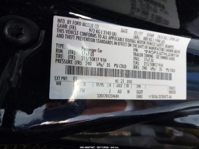 2017 FORD FOCUS TITANIUM 9