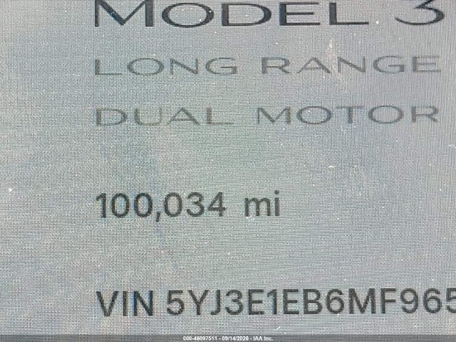 2021 TESLA MODEL 3 LONG RANGE DUAL MOTOR ALL-WHEEL DRIVE 15