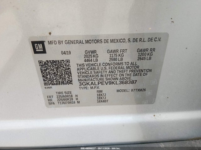 2019 GMC TERRAIN SLT 9