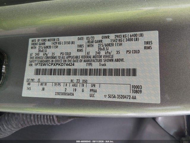 2023 FORD F-150 XL 9