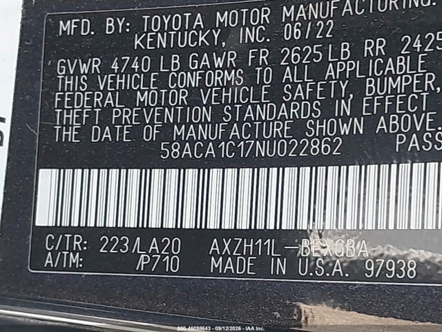 2022 LEXUS ES 300H 9