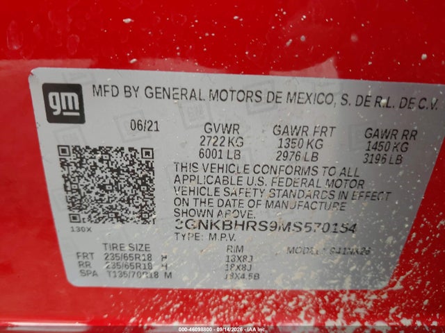 2021 CHEVROLET BLAZER AWD 2LT 9