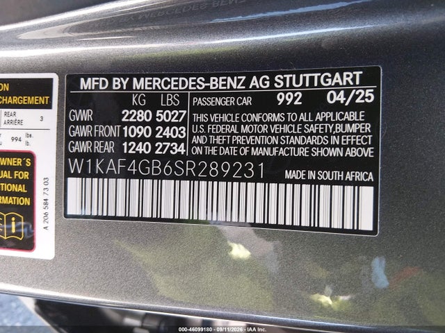 2025 MERCEDES-BENZ C 300 9