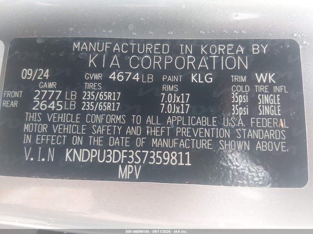 2025 KIA SPORTAGE LX 9