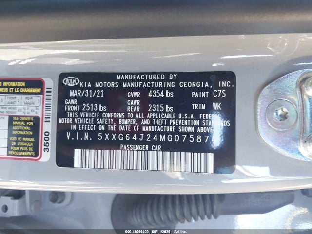 2021 KIA K5 GT-LINE 9