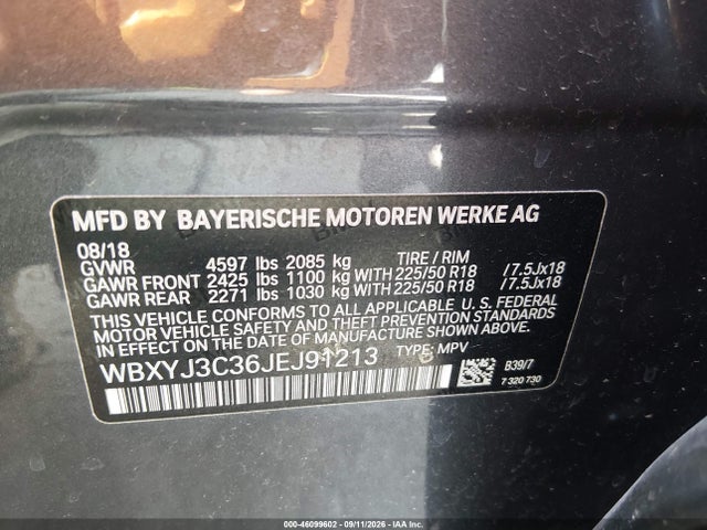 2018 BMW X2 SDRIVE28I 9