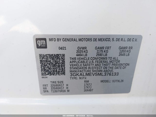 2021 GMC TERRAIN FWD SLE 9