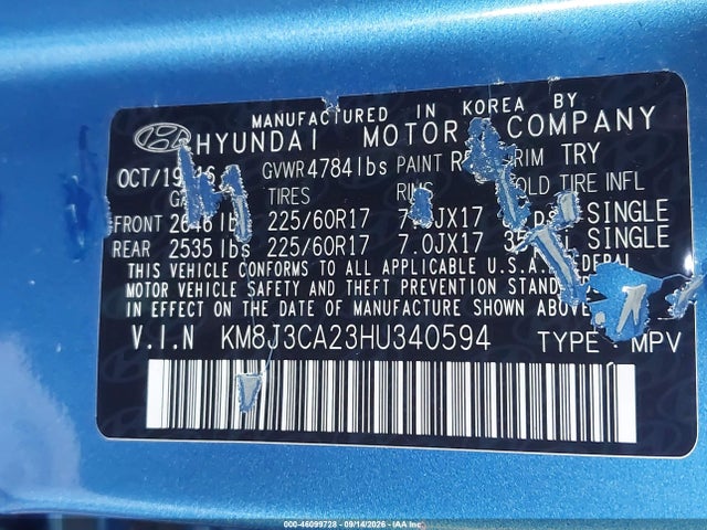2017 HYUNDAI TUCSON ECO 9