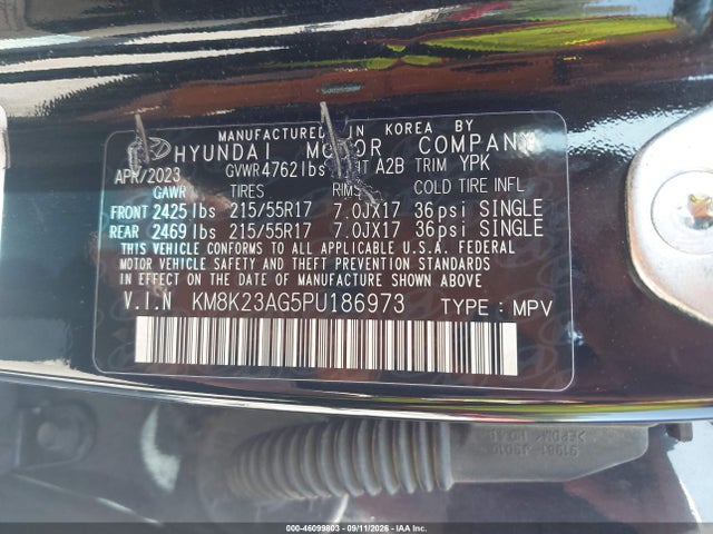 2023 HYUNDAI KONA ELECTRIC SE 9
