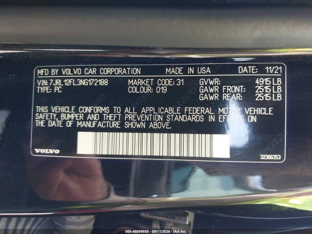 2022 VOLVO S60 B5 INSCRIPTION 9