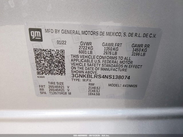 2022 CHEVROLET BLAZER AWD PREMIER 9