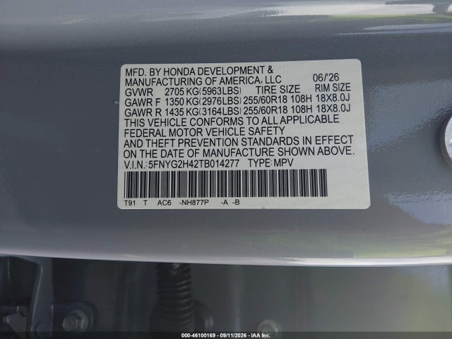 2026 HONDA PILOT EX-L 9