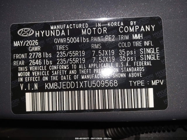 2026 HYUNDAI TUCSON HYBRID LIMITED 9
