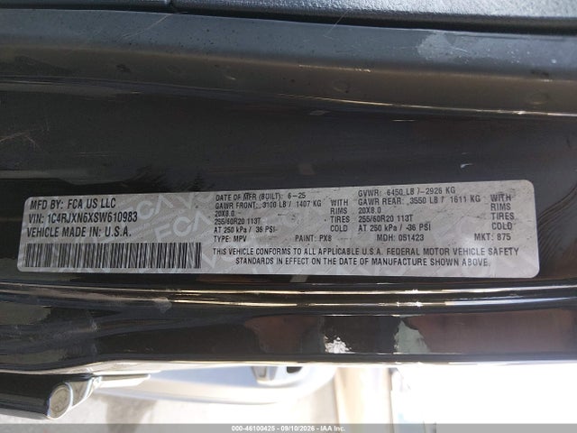 2025 JEEP WRANGLER 4XE SPORT S 4XE 9