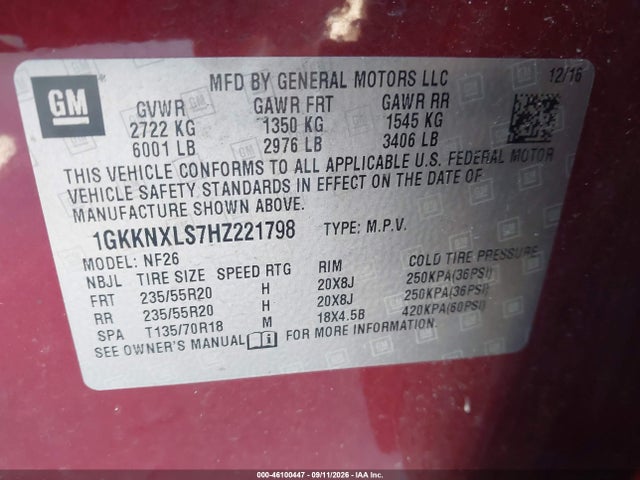 2017 GMC ACADIA DENALI 9