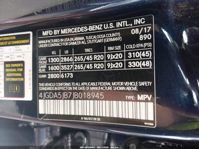 2018 MERCEDES-BENZ GLE 350 9