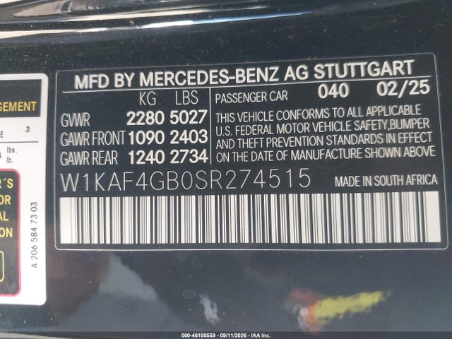 2025 MERCEDES-BENZ C 300 9