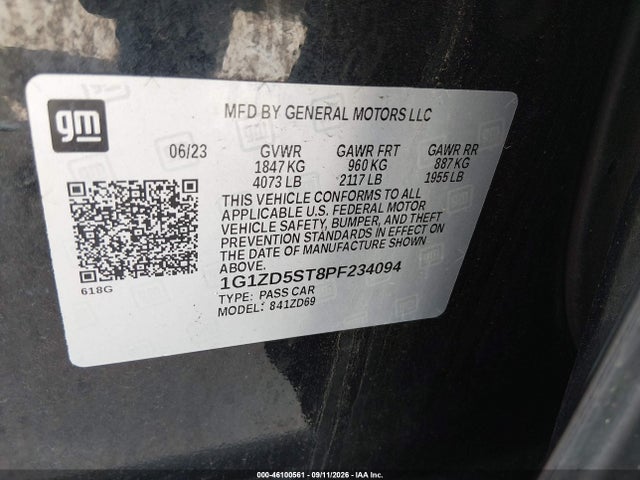 2023 CHEVROLET MALIBU FWD 1LT 9