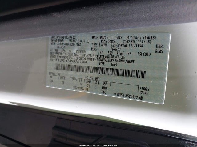 2025 FORD TRANSIT-250 9