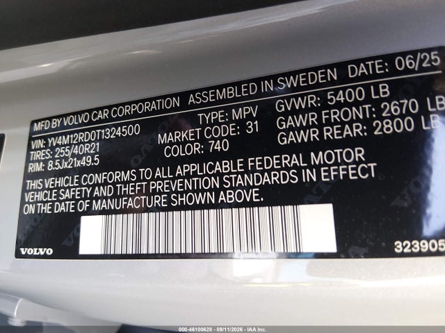 2026 VOLVO XC60 B5 ULTRA BLACK EDITION 9