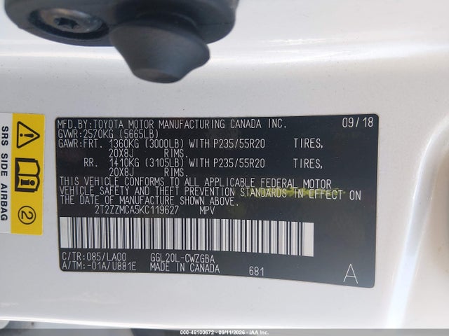 2019 LEXUS RX 350 9