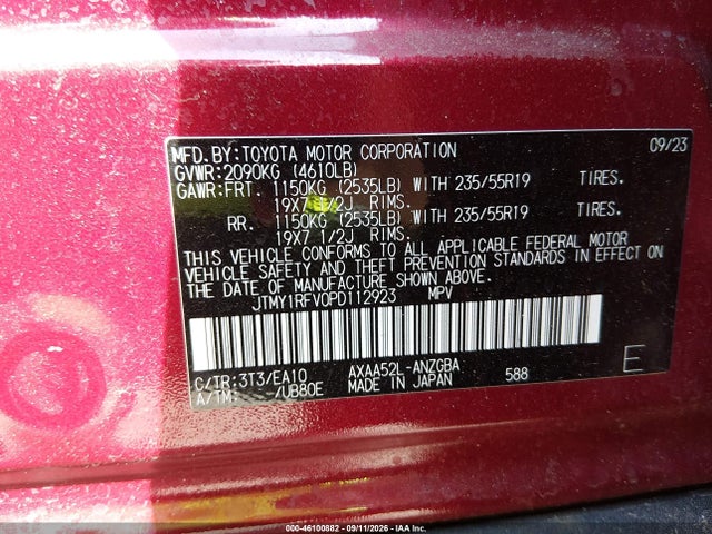 2023 TOYOTA RAV4 LIMITED 9