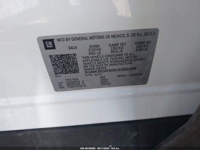 2019 CHEVROLET BLAZER 9