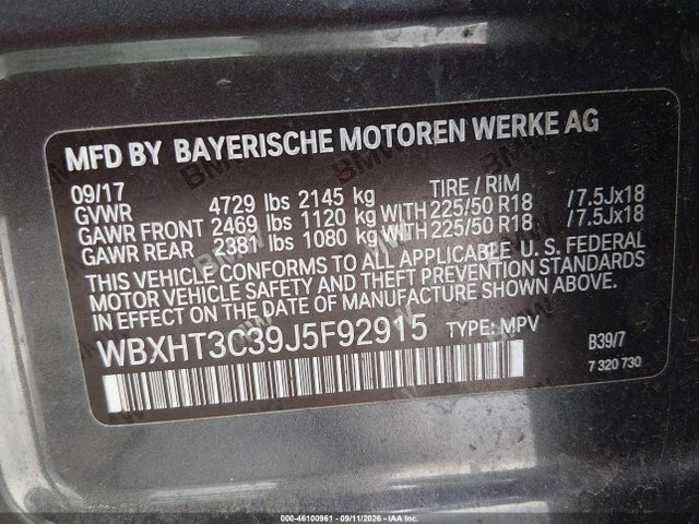 2018 BMW X1 XDRIVE28I 9