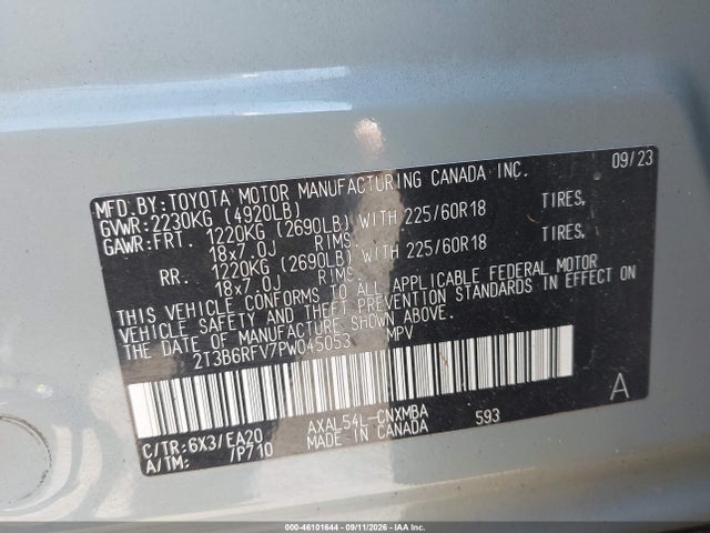 2023 TOYOTA RAV4 HYBRID XLE PREMIUM 9